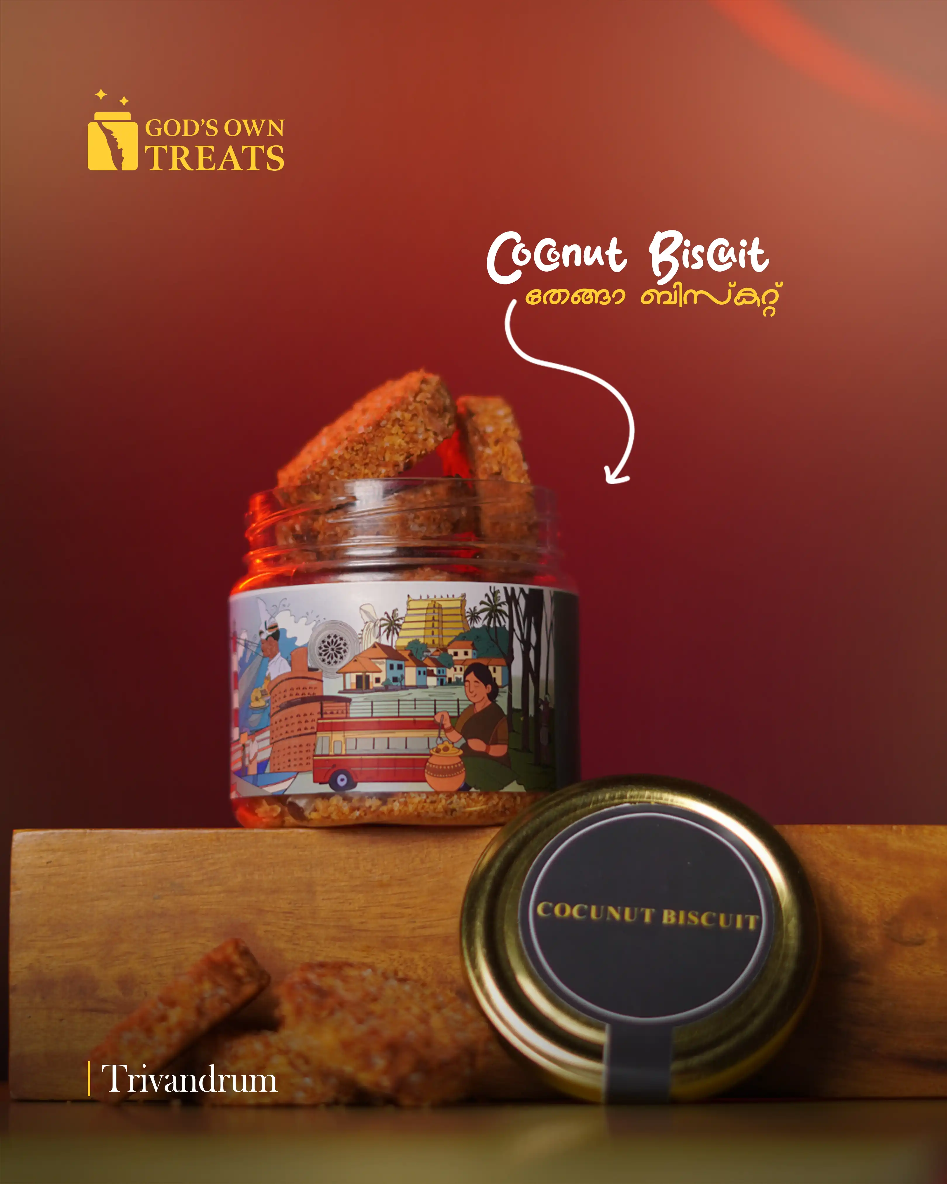 Thiruvananthapuram district's authentic Coconut Biscuit snack