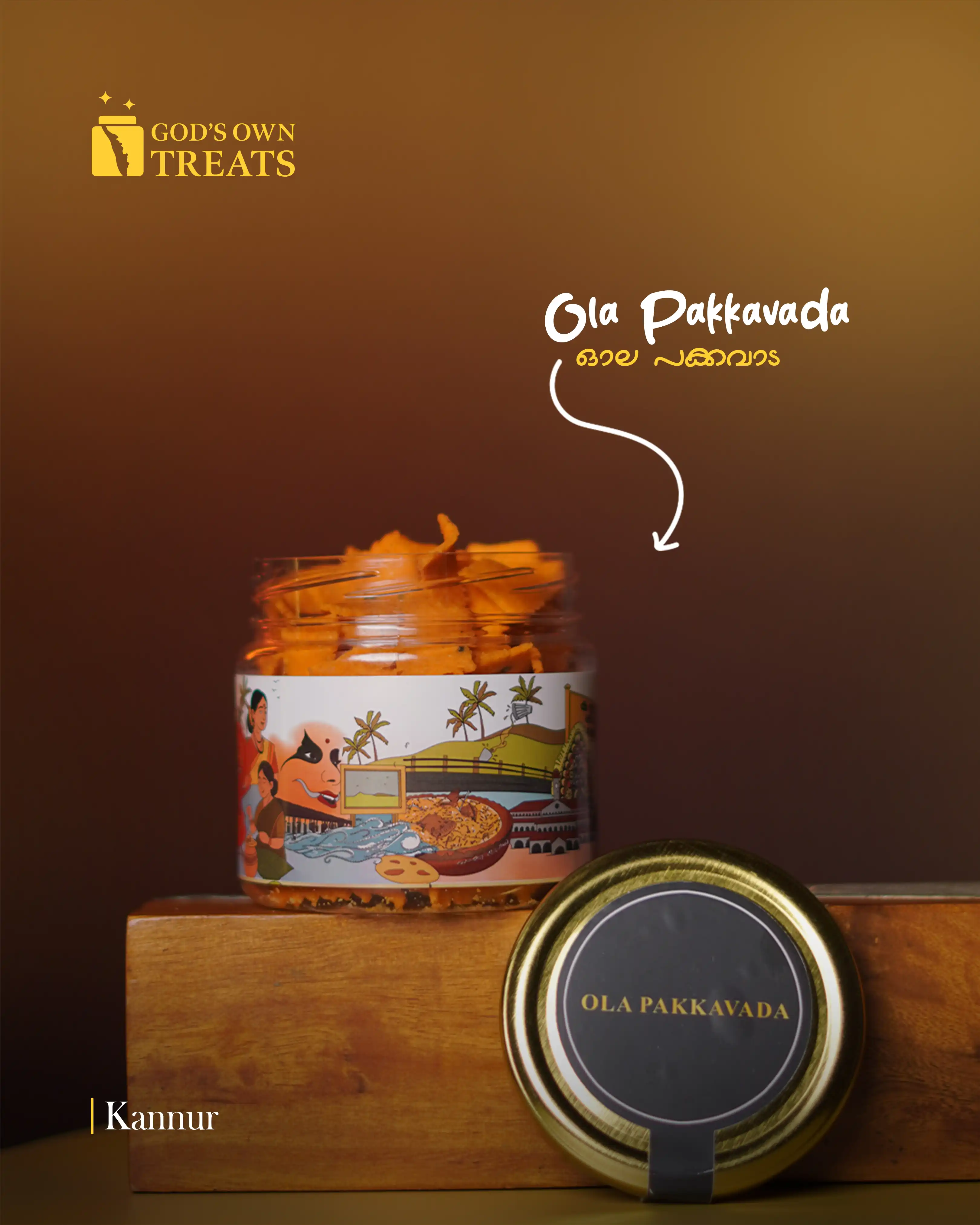 Kannur district's authentic Ola Pakkavada snack