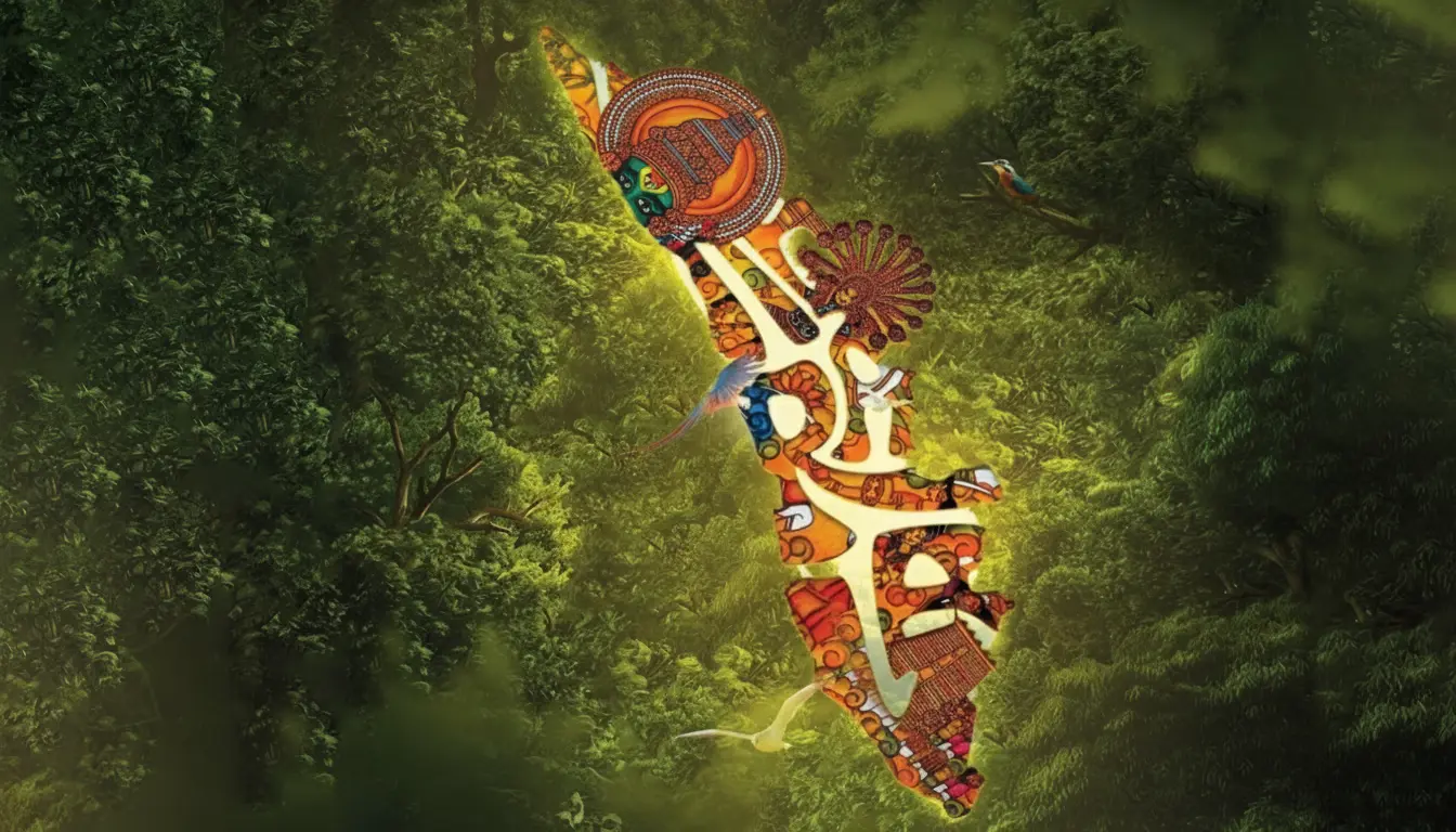 Scenic Kerala landscape representing God's Own Treats heritage
