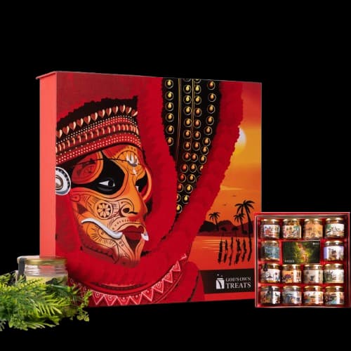 Theyyam performer in traditional Kerala ritual attire